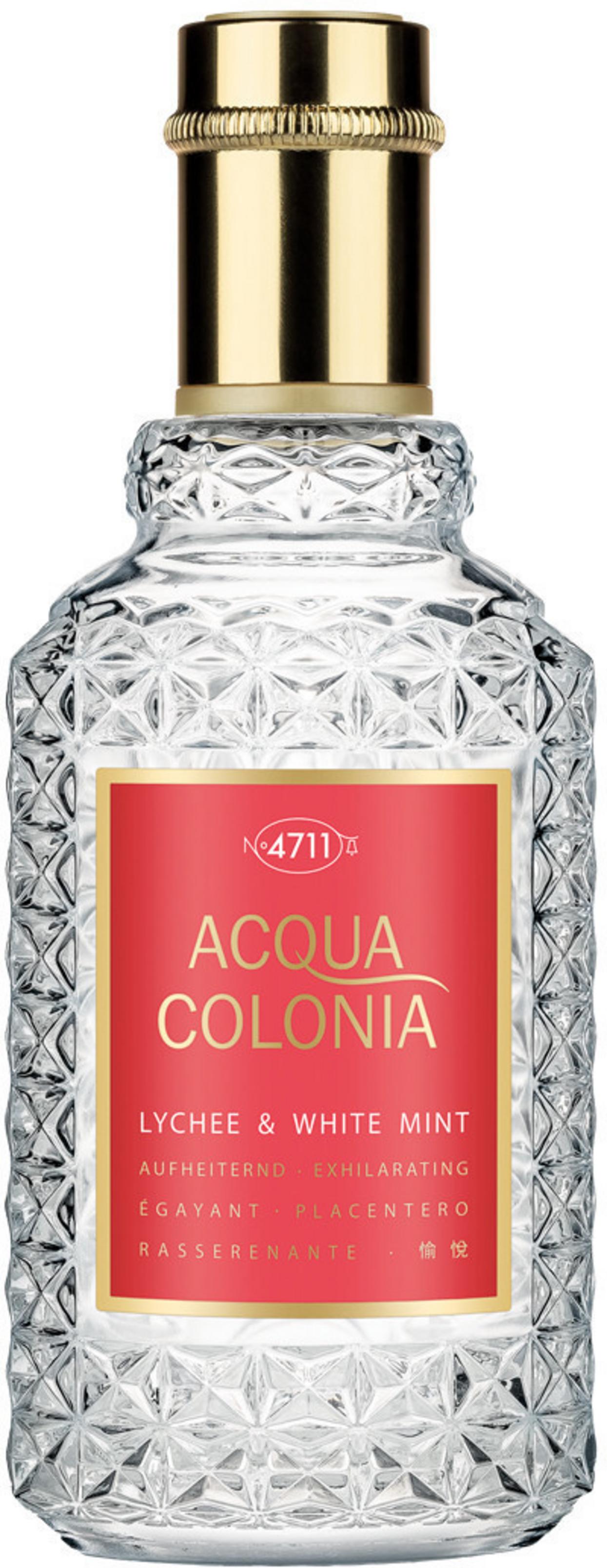 4711, Acqua Colonia Lychee & Witte Munt, Eau De Cologne, Unisex, 50 ml