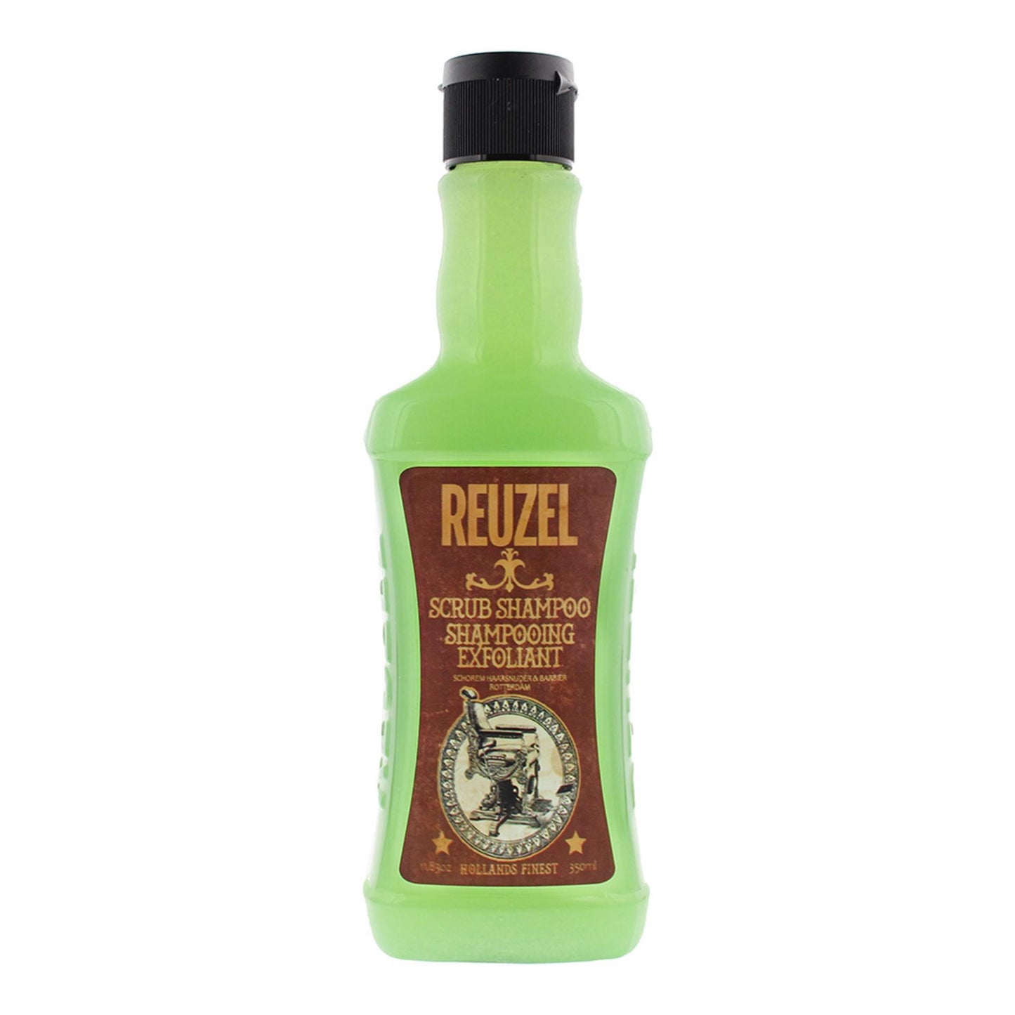 Reuzel, Scrub, Hair Treatment Shampoo, Deep Cleansing and Exfoliation, All Hair Types, 350 ml