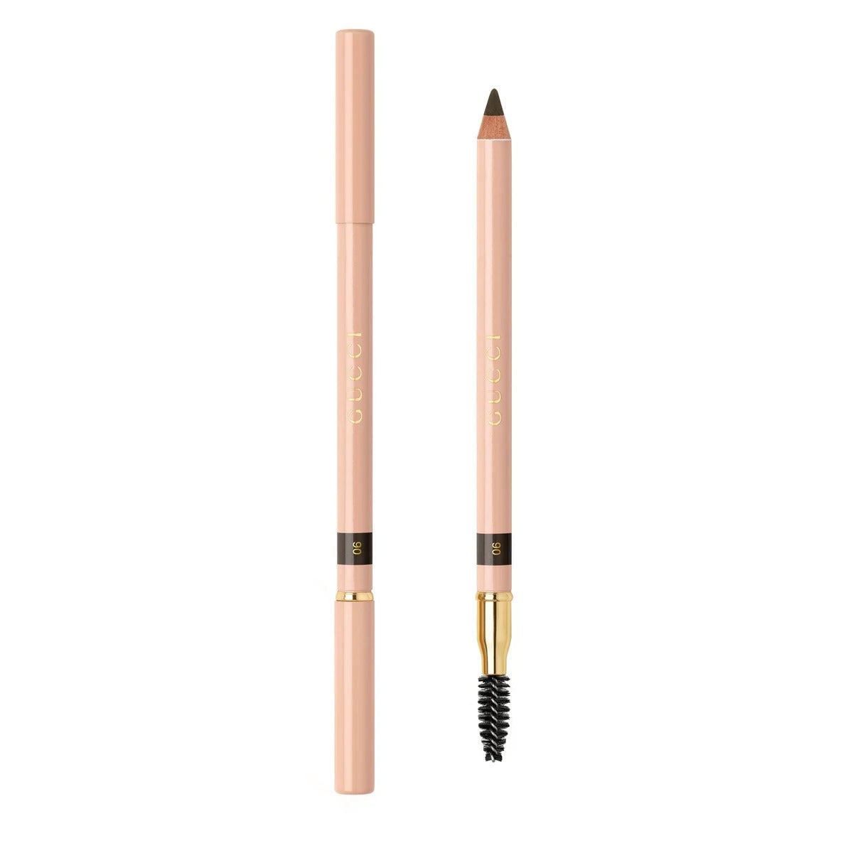 Gucci, Definition Sourcils, Double-Ended, Creion cremă pentru sprâncene, 06, Negru, 1.19 g
