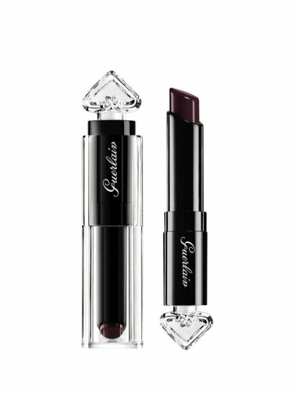 Guerlain, La Petite Robe Noire, Long-Lasting, Cream Lipstick, 74, Plum Passion, 2.8 g