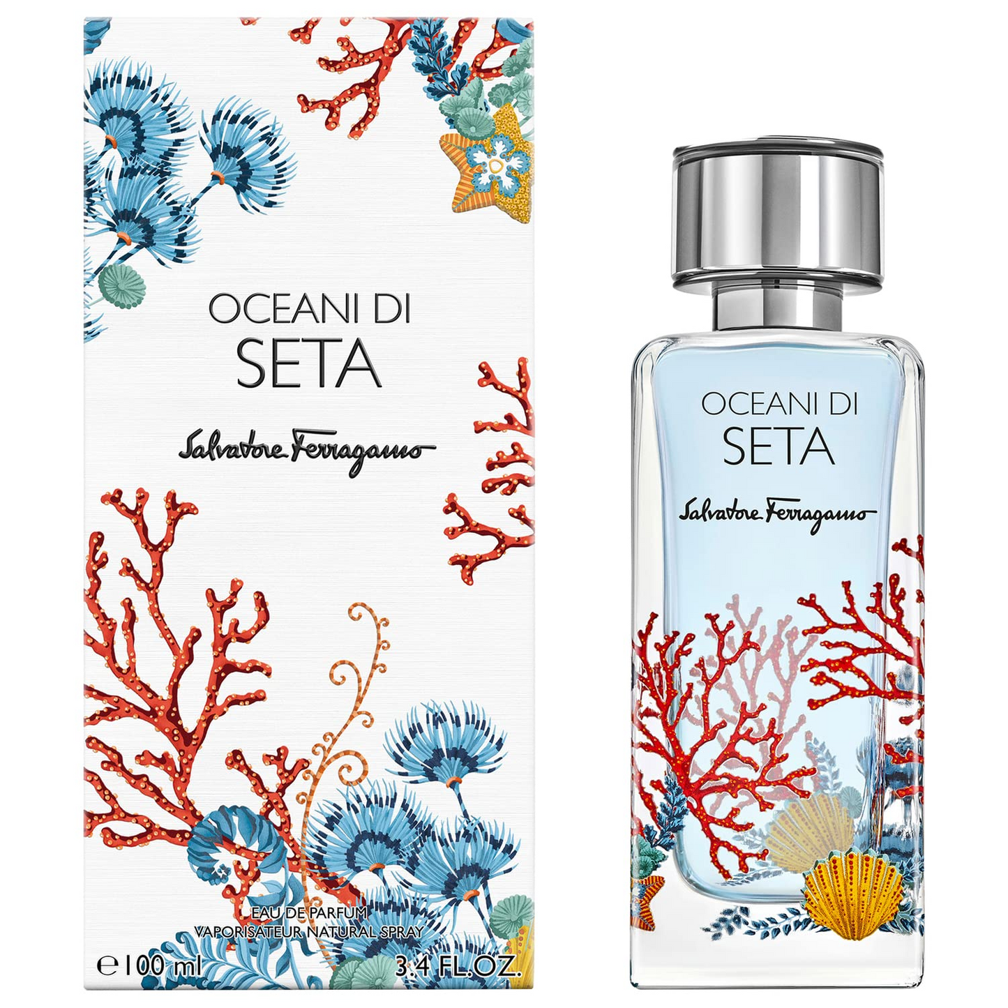 Salvatore Ferragamo, Oceani Di Seta, Eau De Parfum, Unisexo, 100 ml