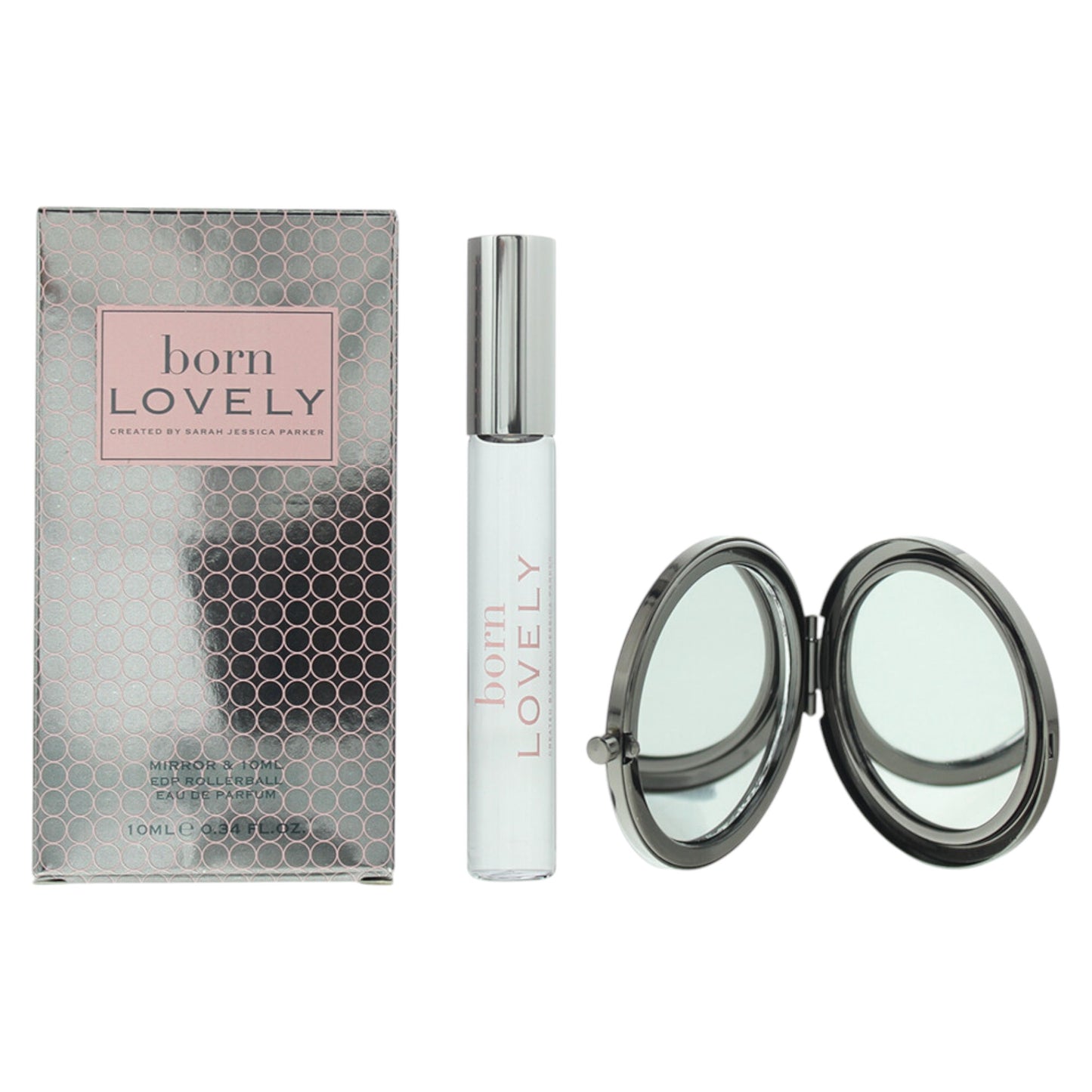 Set Sarah Jessica Parker: Born Lovely, Eau De Parfum, For Women, 10 ml *Miniature + Compact Mirror