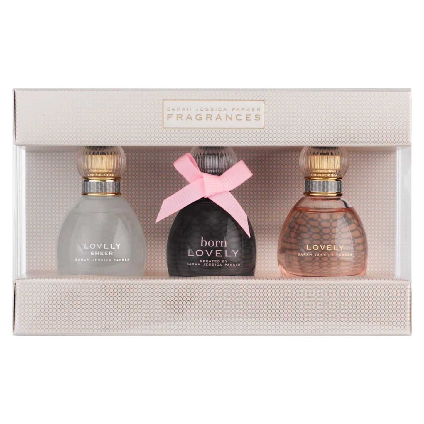 Set Sarah Jessica Parker Lovely Sheer, Eau De Parfum, För Kvinnor, 10 ml + Born Lovely, Eau De Parfum, För Kvinnor, 10 ml + Lovely, Eau De Parfum, För Kvinnor, 10 ml