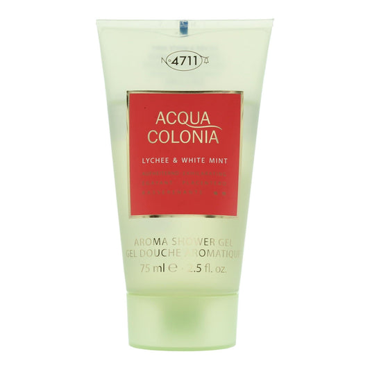 4711, Acqua Colonia, Lychee & White Mint, Moisturizing, Shower Gel, Body, All Skin Types, 75 ml