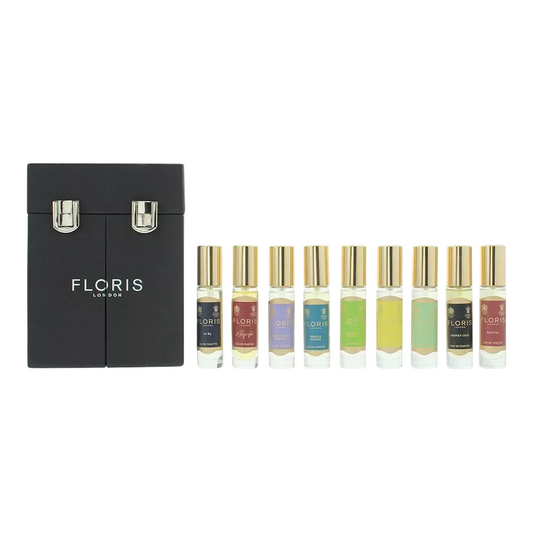 Set Floris Of London: A Rose For..., Eau De Parfum, Unisex, 10 ml + Honey Oud, Eau De Parfum, Unisex, 10 ml + Jermyn Street, Eau De Parfum, Unisex, 10 ml + Mulberry Fig, Eau De Parfum, Unisex, 10 ml + Neroli Voyage, Eau De Parfum, Unisex, 10 ml + Cefir...