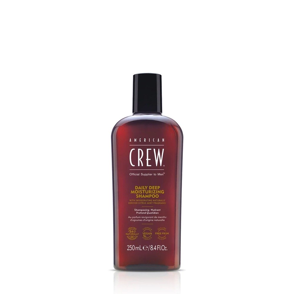 American Crew, Daily Deep Moisturizing, Vegan, Hair Shampoo, For Nourishing, 250 ml