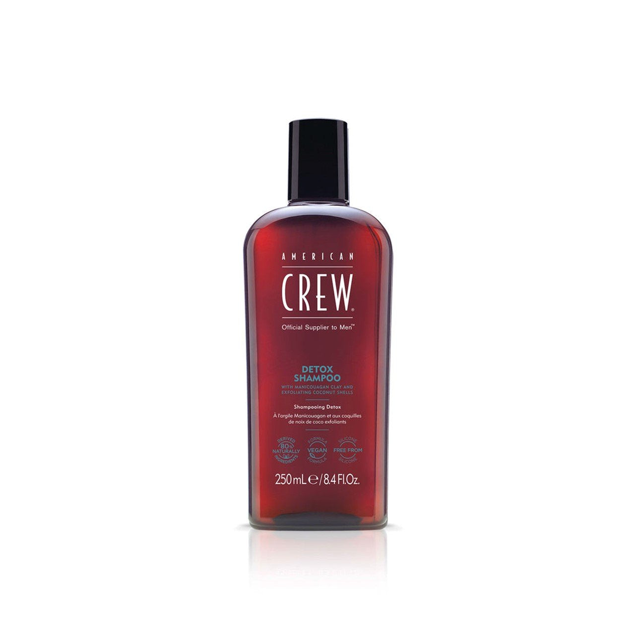 American Crew, Detox, Vegano, Champú Capilar, Para Regular El Sebo Excesivo, 250 ml