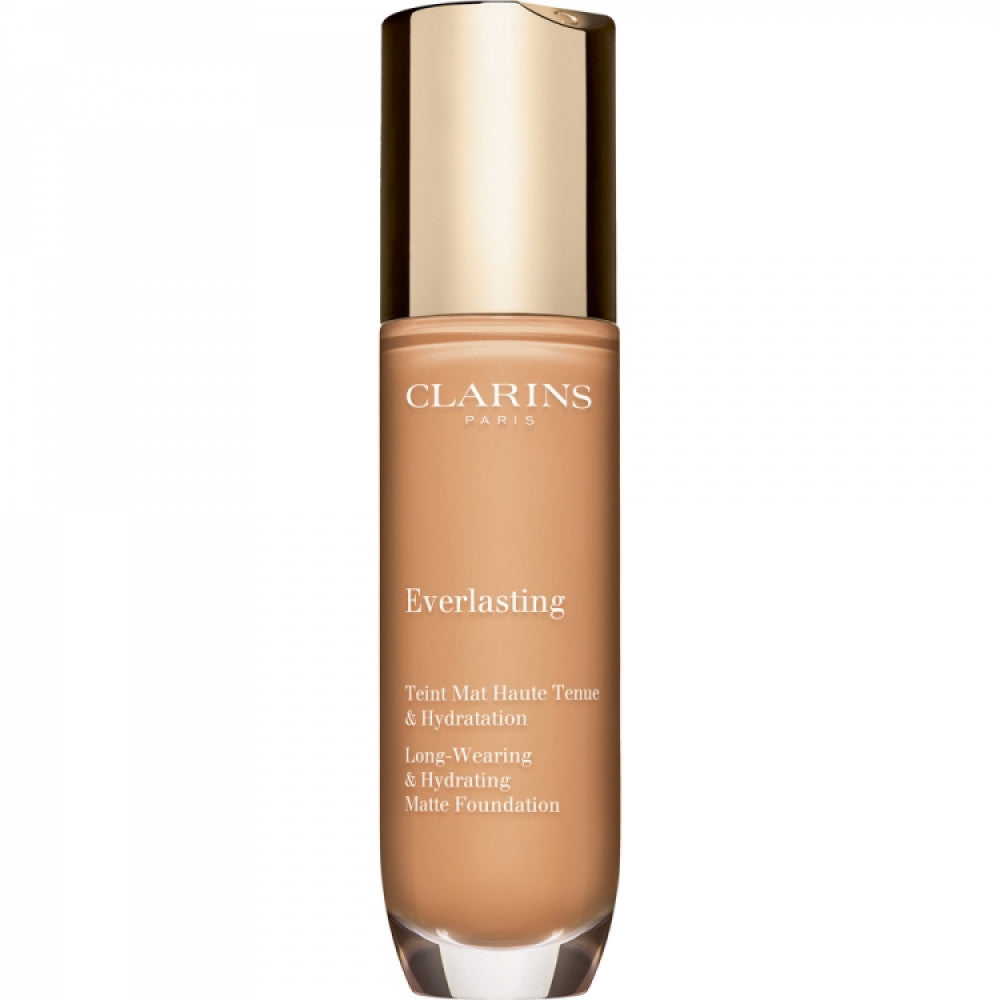 Clarins, Everlasting, Hidratant, Fond de ten lichid, 108.5W, Cashew, 30 ml