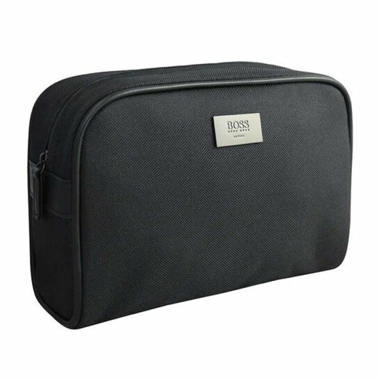 Hugo Boss, Toiletry, Toiletry, GWP Textile Pouch, Black, 23 x 8 x 14 cm