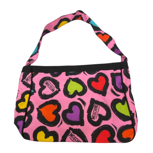 Moschino, Hearts&Love, Textile Bag, 1905969, For Women, 40 x 32 x 13