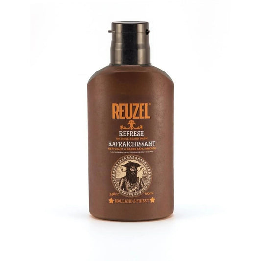 Reuzel, Refresh No Rinse, Beard Shampoo, Moisture And Shine, 100 ml