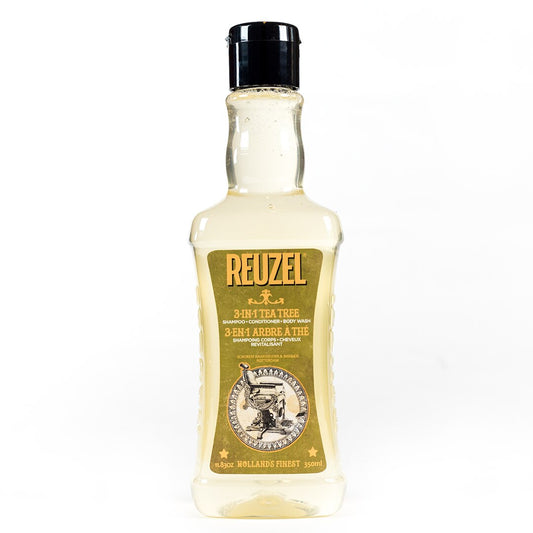 Reuzel, Reuzel, Tea Tree Oil, Hair Shampoo, Conditioner & Shower Gel 3-In-1, Moisturizing, 350 ml