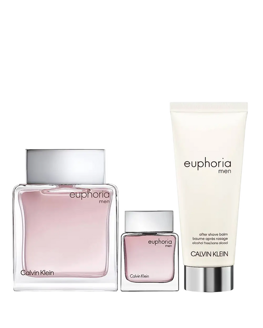 Set Calvin Klein: Euphoria, Eau De Toilette, For Men, 100 ml + Euphoria, Eau De Toilette, For Men, 15 ml *Miniature + Euphoria, After-Shave Balm, 100 ml