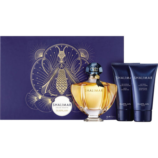 Set Guerlain: Shalimar, Eau De Parfum, For Women, 90 ml + Shalimar, Hydrating, Body Lotion, 75 ml + Shalimar, Shower Gel, 75 ml