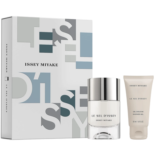 Set Issey Miyake: Le Sel D'Issey, Eau De Toilette, For Men, 50 ml + Le Sel D'Issey, Shower Gel, For All Skin Types, 50 ml