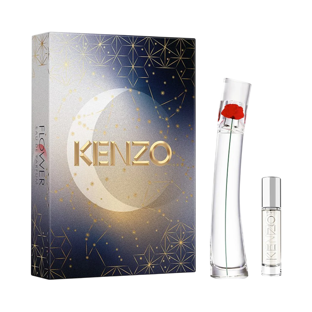 Set Kenzo: Flower, Eau De Parfum, Para Mujer, 50 ml + Flower, Eau De Parfum, Para Mujer, 10 ml