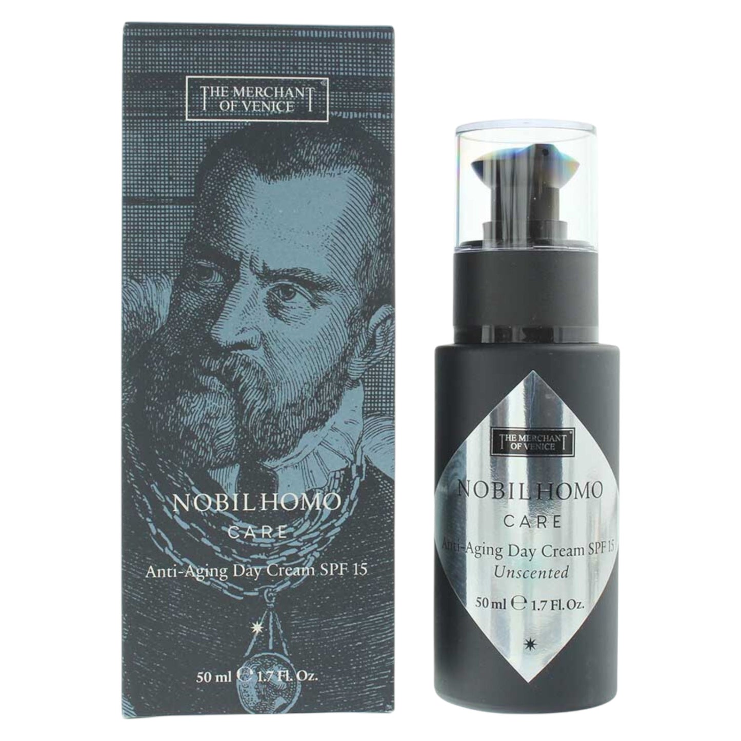 The Merchant Of Venice, Nobil Homo Care, Nourishing, Daily Use, Cream, Face, SPF 15, 50 ml